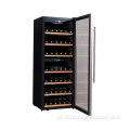 126 garrafas compressor de aço inoxidável refrigerador de vinho
